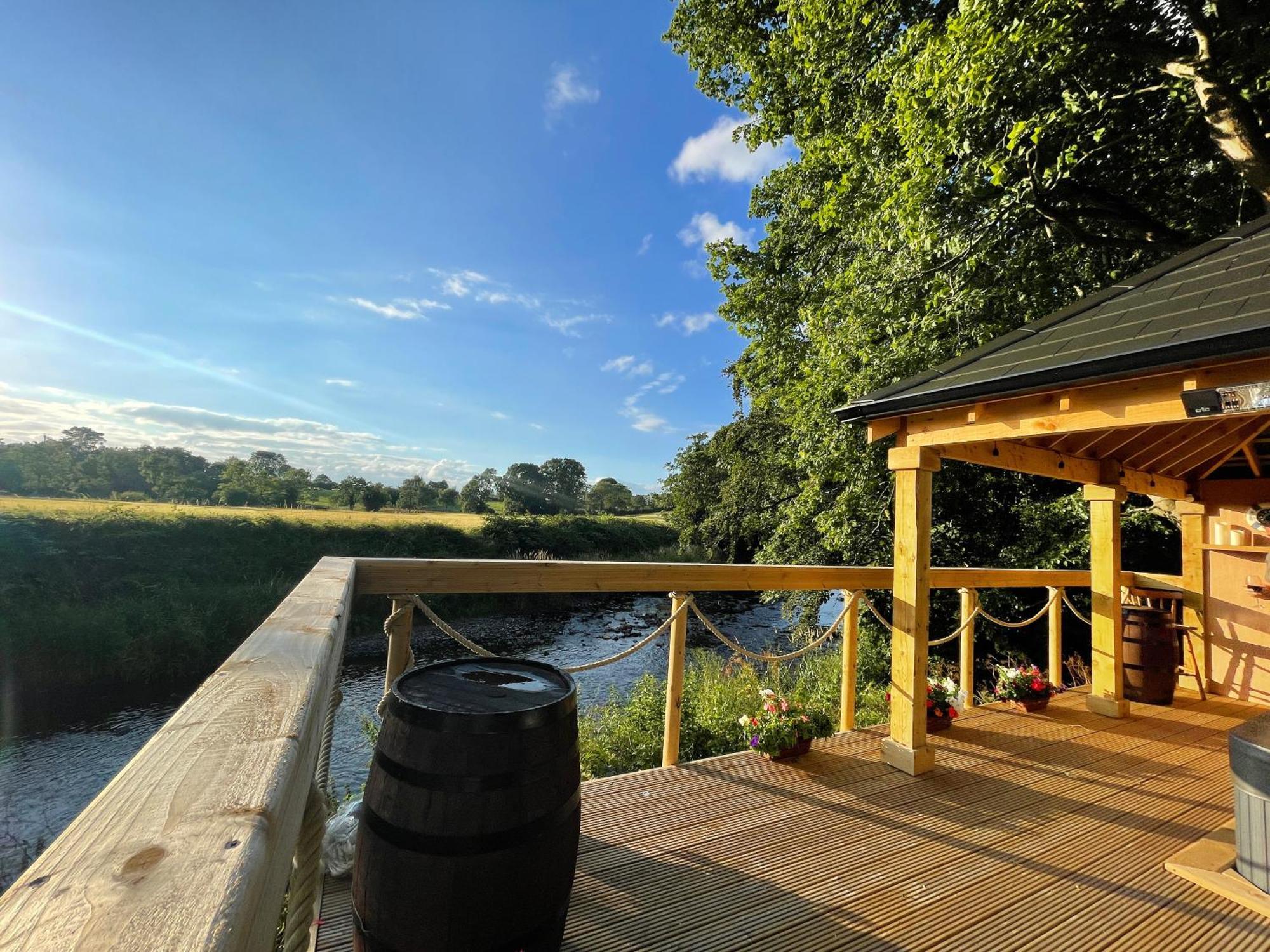 Luxury Accommodation In County Antrim With Riverside Hot Tub Kells Bagian luar foto