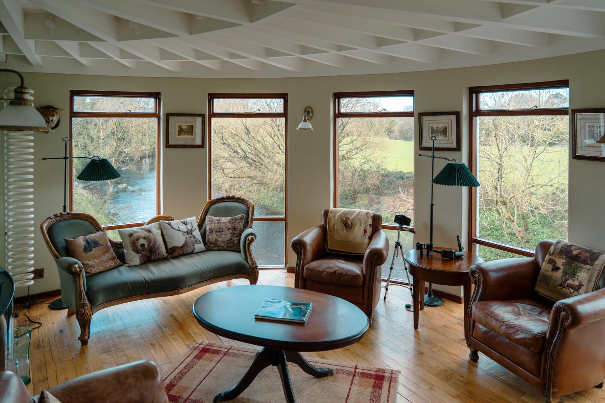 Luxury Accommodation In County Antrim With Riverside Hot Tub Kells Bagian luar foto